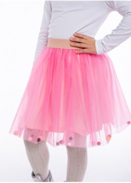 Vidoli розовая фатиновая юбка для девочки G-21886W